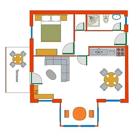 Feriendomizil Hus Guenter Lejlighed *